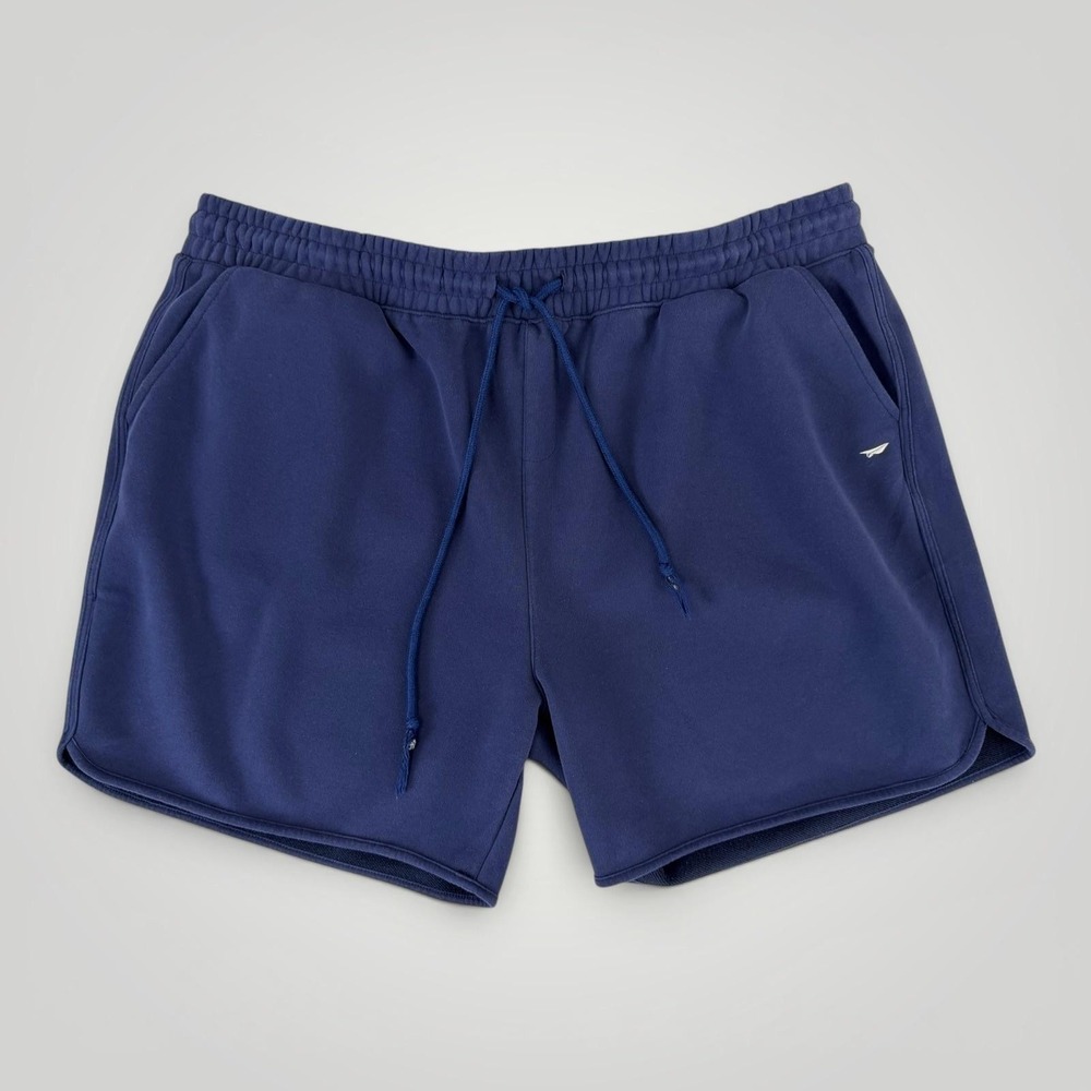 Benny Gold Shorts‎ Mens 3XL Blue French Terry Sweat Shorts Drawstring Athletic